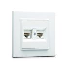 Мультивставка / разъем для передачи данных и для подключения техники связи